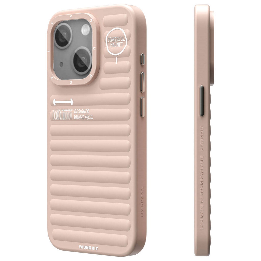Apple iPhone 15 Uyumlu Kılıf Mat Renkli Tasarım YoungKit Original Serisi Kapak