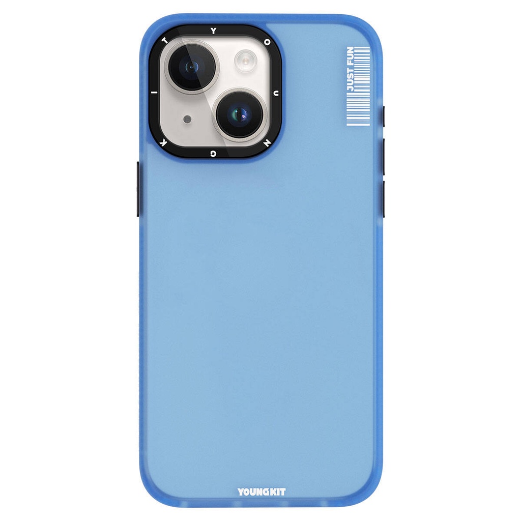 Apple iPhone 15 Uyumlu Kılıf Buzlu Mat Tasarım Youngkit Colored Sand Serisi Kapak