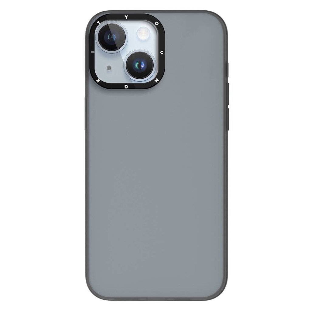 Apple iPhone 15 Uyumlu Kılıf Buzlu Mat Tasarım Youngkit Hidden Sand Serisi Kapak