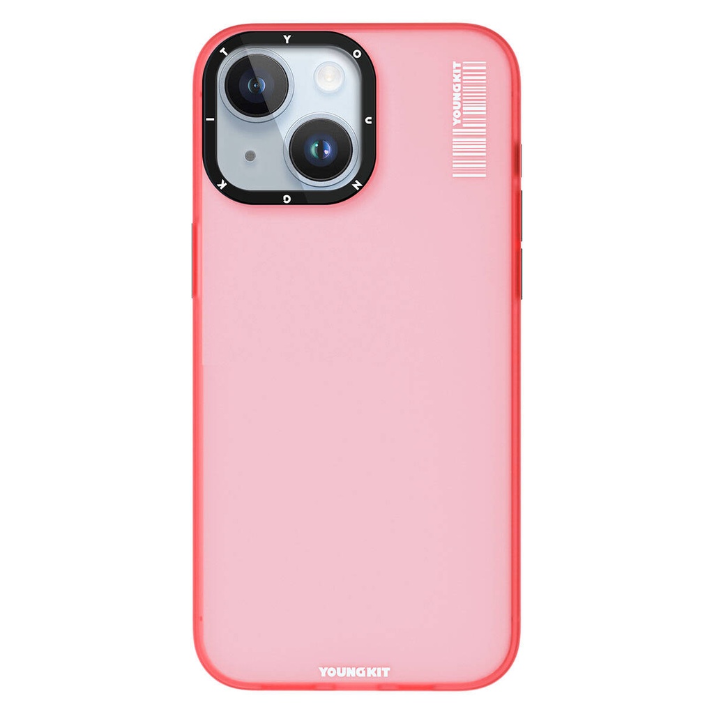 Apple iPhone 15 Uyumlu Kılıf Buzlu Mat Tasarım Youngkit Hidden Sand Serisi Kapak
