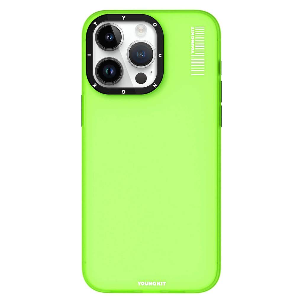 Apple iPhone 15 Pro Uyumlu Kılıf Buzlu Mat Tasarım Youngkit Hidden Sand Serisi Kapak