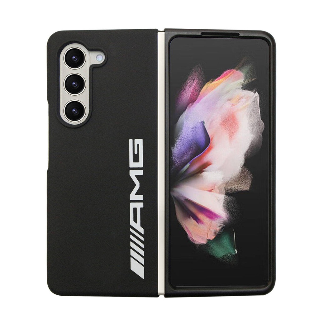 Samsung Galaxy Z Fold 5 Uyumlu Kılıf AMG M-safe Şarj Özellikli Büyük Logo Dizayn Orjinal Lisanslı Kapak
