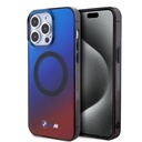 Apple iPhone 15 Pro Max Uyumlu Kılıf BMW M-safe Şarj Özellikli Transparan Renk Geçişli Dizayn Orjinal Lisanslı Kapak