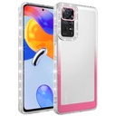 Xiaomi Redmi Note 11 Pro 5G Uyumlu Kılıf Simli ve Renk Geçiş Tasarımlı Lens Korumalı Zore Park Kapak