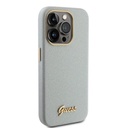 Apple iPhone 15 Pro Uyumlu Kılıf Guess Orjinal Lisanslı Yazı Logolu Glitter Glossy Script Kapak
