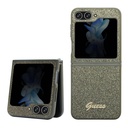 Samsung Galaxy Z Flip 5 Uyumlu Kılıf Guess Orjinal Lisanslı Yazı Logolu Glitter Flakes Kapak