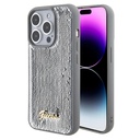 Apple iPhone 15 Pro Uyumlu Kılıf Guess Orjinal Lisanslı Pullu Arka Yüzey Metal Yazı Logolu Sequin Script Kapak