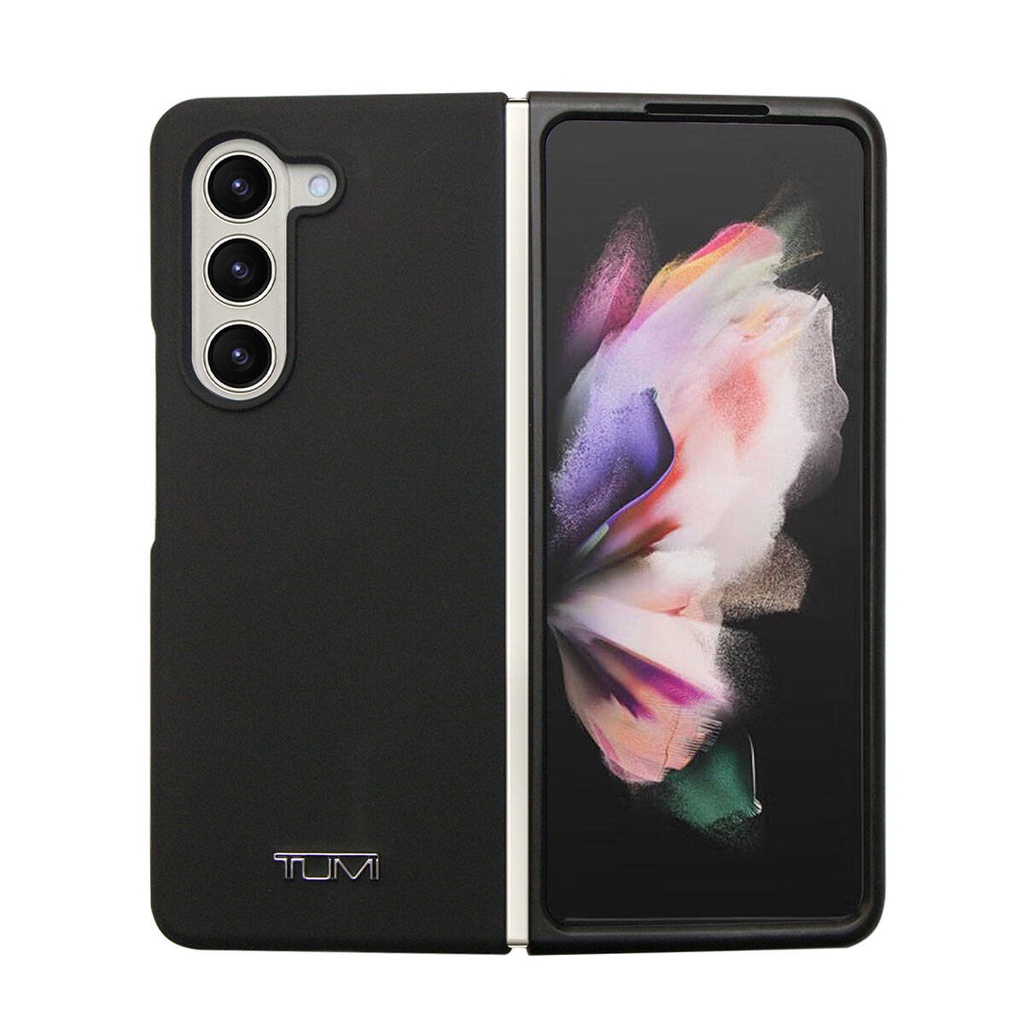 [ZTA94831] Samsung Galaxy Z Fold 5 Uyumlu Kılıf TUMI Liquid Silikon Metal Logo Dizayn Orjinal Lisanslı Kapak
