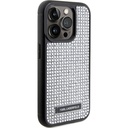Apple iPhone 15 Pro Max Uyumlu Kılıf Karl Lagerfeld Taşlı Metal Logo Orjinal Lisanslı Kapak
