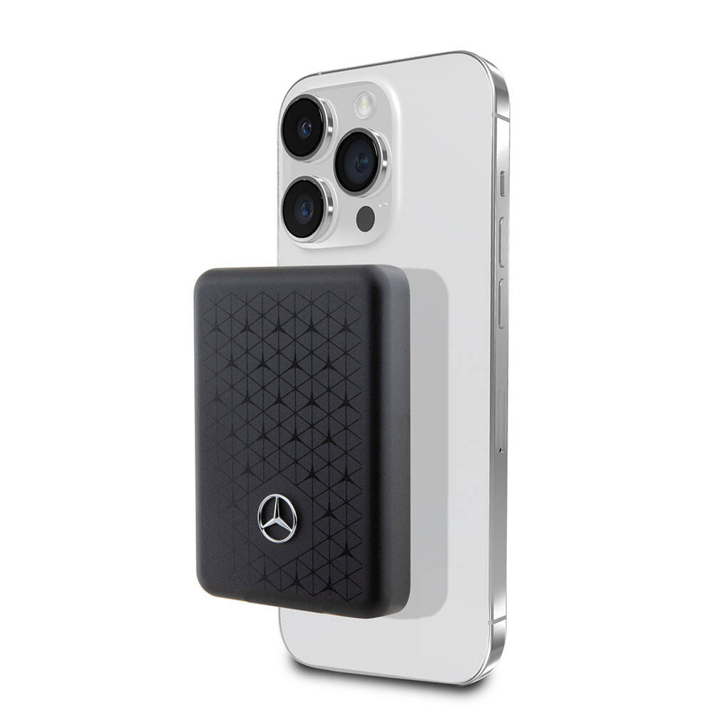 [ZTA94829] Mercedes Benz Led Işıklı Göstergeli M-safe Magnetik Orjinal Lisanslı Powerbank 3000 Mah