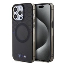 Apple iPhone 15 Pro Max Uyumlu Kılıf BMW M-safe Şarj Özellikli Transparan M Dizayn Orjinal Lisanslı Kapak