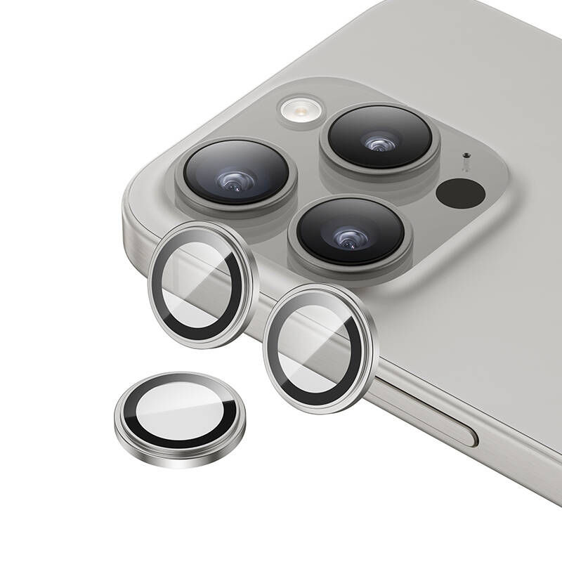 Apple iPhone 15 Pro Uyumlu ​Benks King Kong Corning Kamera Lens Koruyucu