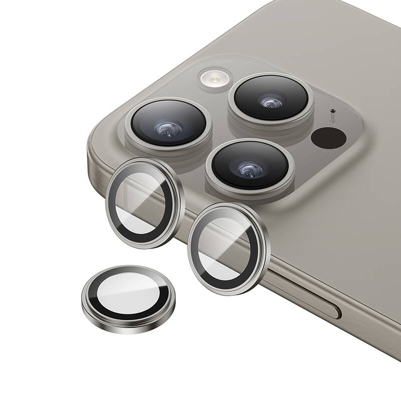 Apple iPhone 15 Pro Uyumlu ​Benks King Kong Corning Kamera Lens Koruyucu