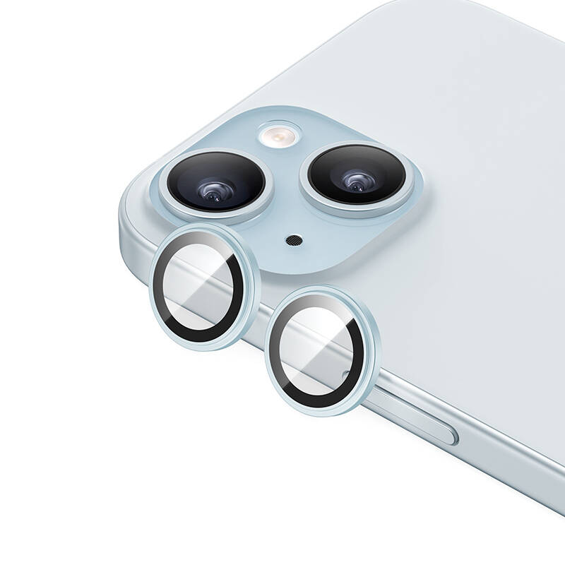 Apple iPhone 15 Plus Uyumlu Benks King Kong Corning Kamera Lens Koruyucu