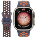 Apple Watch 44mm Uyumlu Kordon Silikon Esnek Yumuşak Delikli Spor KRD-02 Kayış