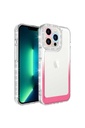 Apple iPhone 14 Pro Uyumlu Kılıf Simli ve Renk Geçiş Tasarımlı Lens Korumalı Zore Park Kapak