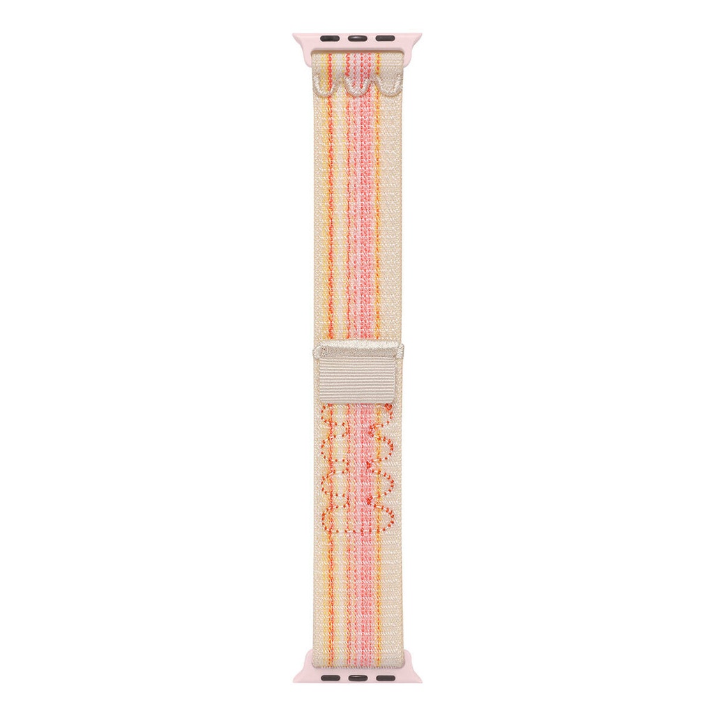 Apple Watch 7 45mm Uyumlu KRD-91 Hasır Kordon Strap Kayış