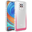 Xiaomi Redmi Note 9S Uyumlu Kılıf Simli ve Renk Geçiş Tasarımlı Lens Korumalı Zore Park Kapak