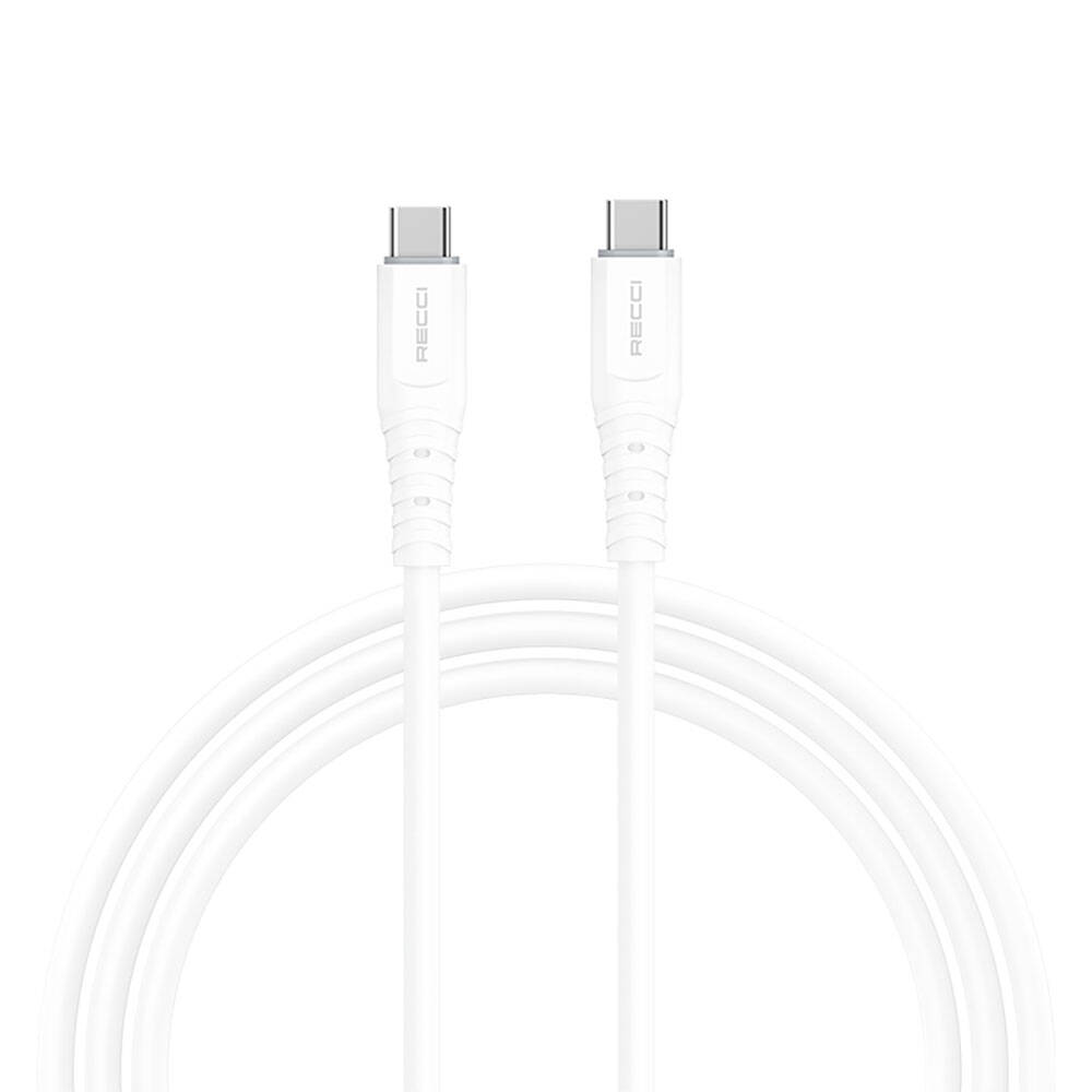 [ZTA95426] Recci RTC-P09CC Silicone Serisi 65W Hızlı Şarj Özellikli Type-C To Type-C PD Kablo 1.5M