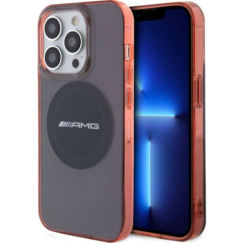 Apple iPhone 15 Pro Max Uyumlu Kılıf AMG Orjinal Lisanslı M-safe Şarj Özellikli Transparan Timeless Kapak