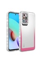 Xiaomi Redmi 10 Uyumlu Kılıf Simli ve Renk Geçiş Tasarımlı Lens Korumalı Zore Park Kapak