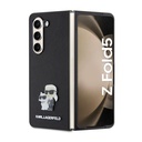 Samsung Galaxy Z Fold 5 Uyumlu Kılıf Karl Lagerfeld Orjinal Lisanslı K&C Metal Logolu Saffiano Kapak