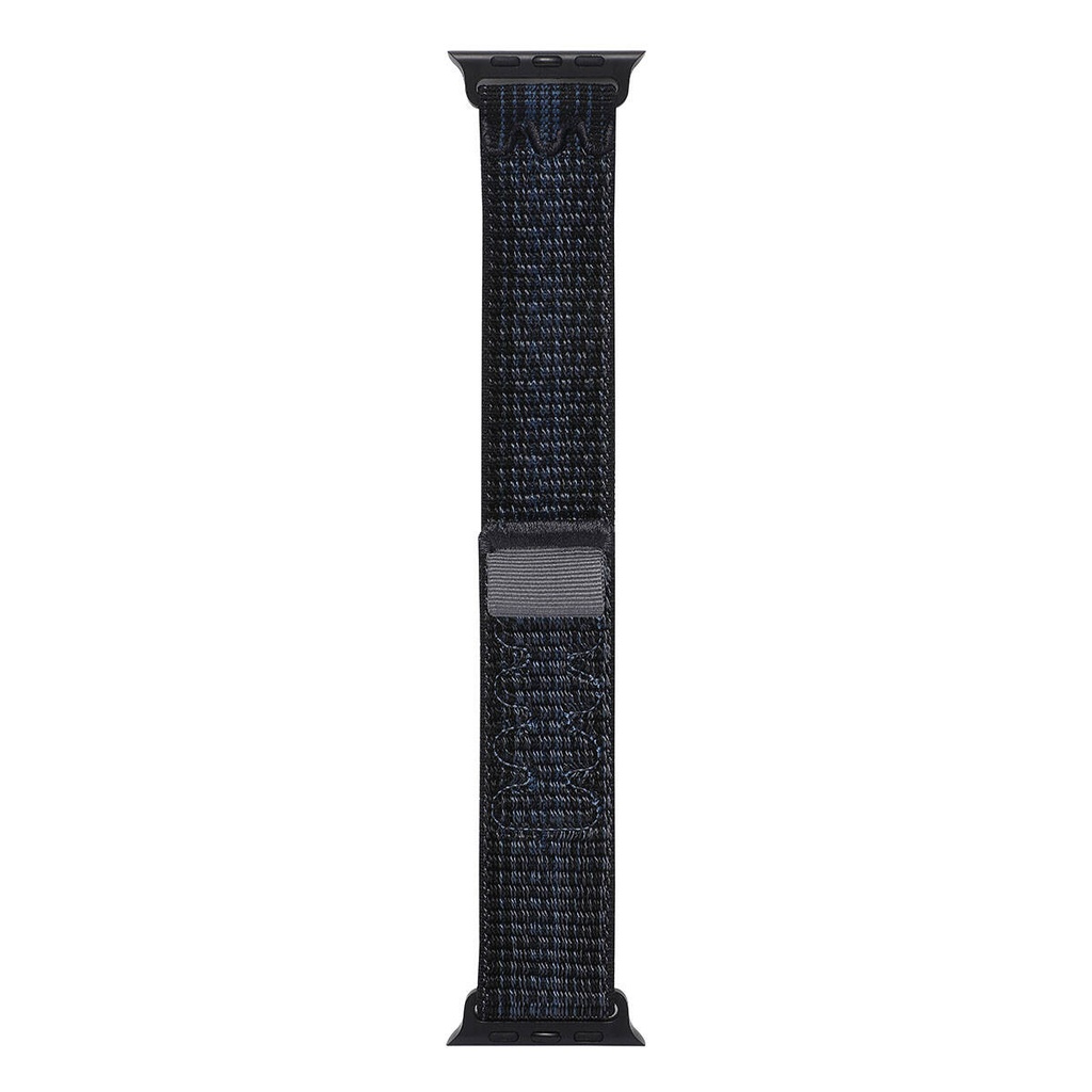 [RNZ-TA95831] Apple Watch 40mm Uyumlu KRD-91 Hasır Kordon Strap Kayış (Siyah)