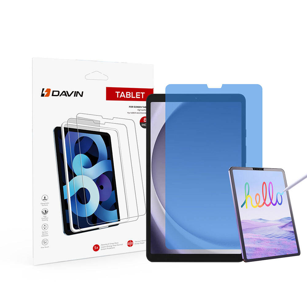 [RNZ-TA95842] Samsung Galaxy Tab A9 Uyumlu Kağıt Hisli Mat ​​​​​​​​​​​​​​​Davin Paper Like Ekran Koruyucu