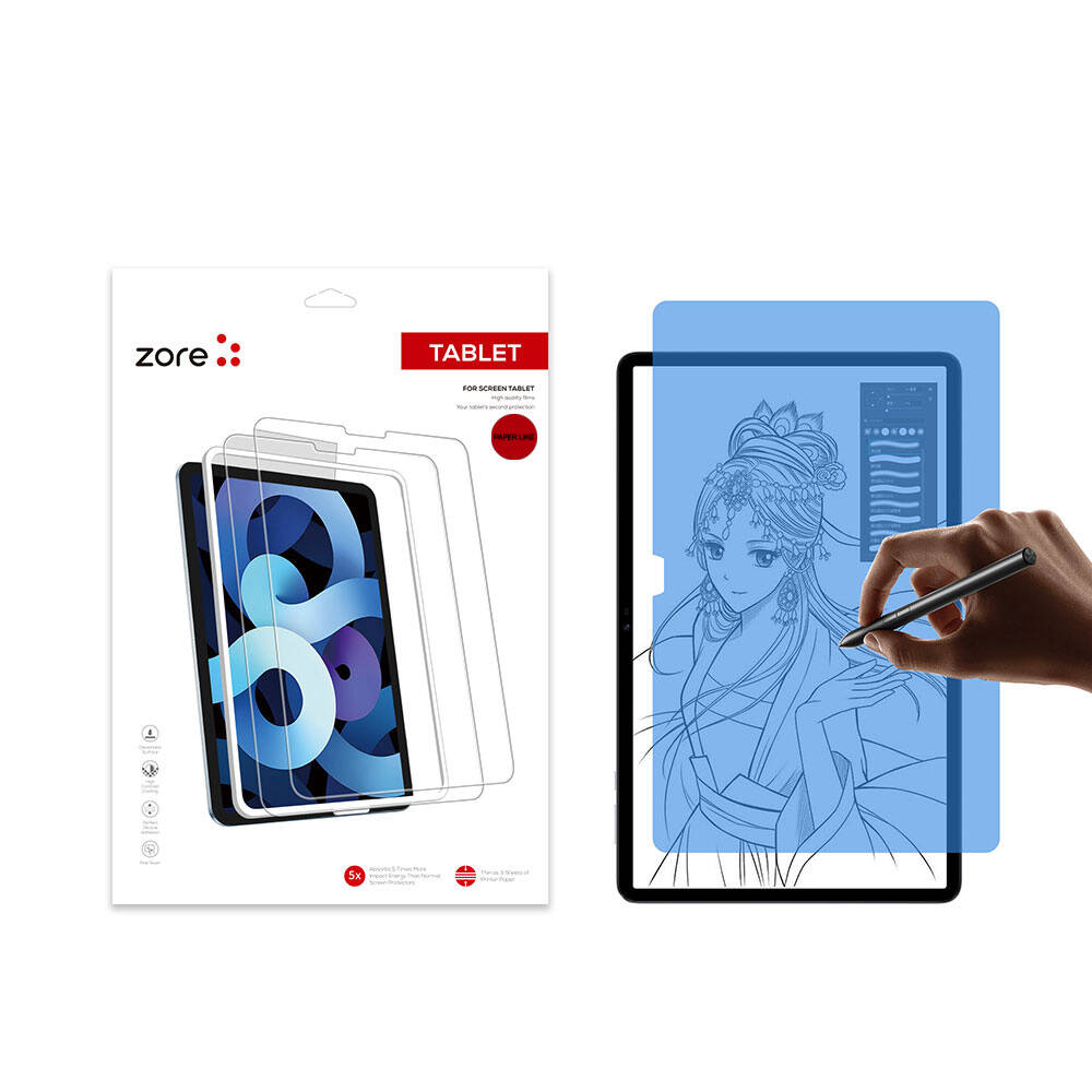 Huawei Honor Pad X9 11.5' Uyumlu Kağıt Hisli Mat ​​​​​​​​​​​​​​​Zore Paper-Like Ekran Koruyucu