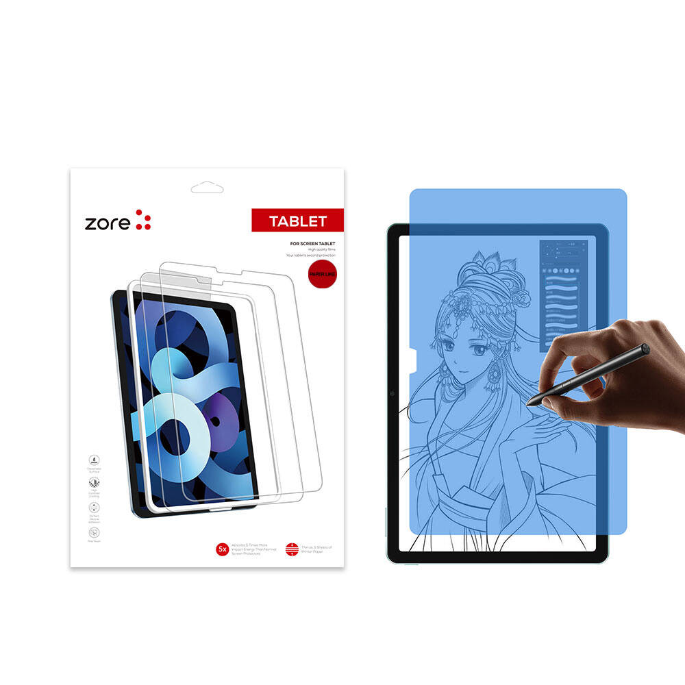 [RNZ-TA95847] Xiaomi Redmi Pad SE Uyumlu Kağıt Hisli Mat ​​​​​​​​​​​​​​​Zore Paper-Like Ekran Koruyucu