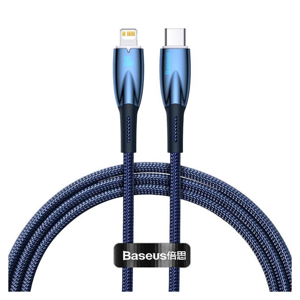 Baseus Glimmer Series Fast Charging Data Cable Type-C to iP 20W 1m