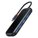 Baseus AcmeJoy Serisi 4 in 1 Çevirici Dönüştürücü HUB USB-C to 3xUSB 3.0 + USB-C PD