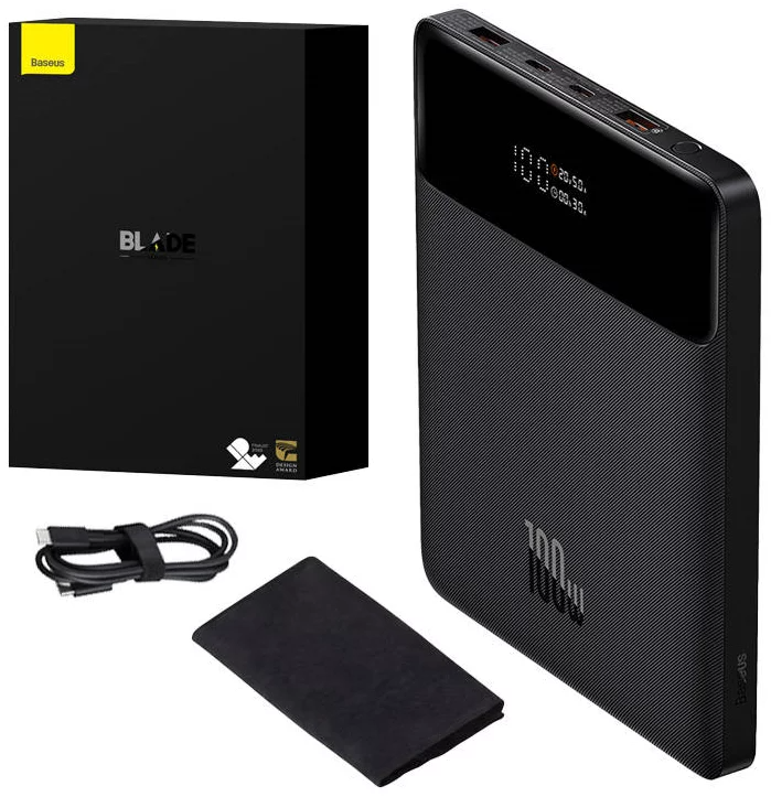 Baseus Blade High Power Dijital Ekranlı 100W 20.000 mAh Powerbank