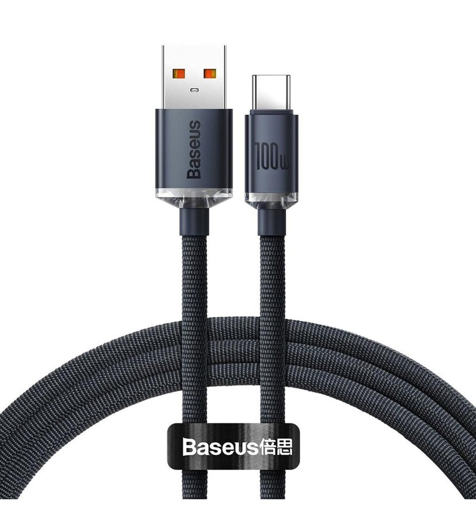 Baseus Crystal Shine 100W USB to Type-C Hızlı Şarj Kablo 1.2 mt