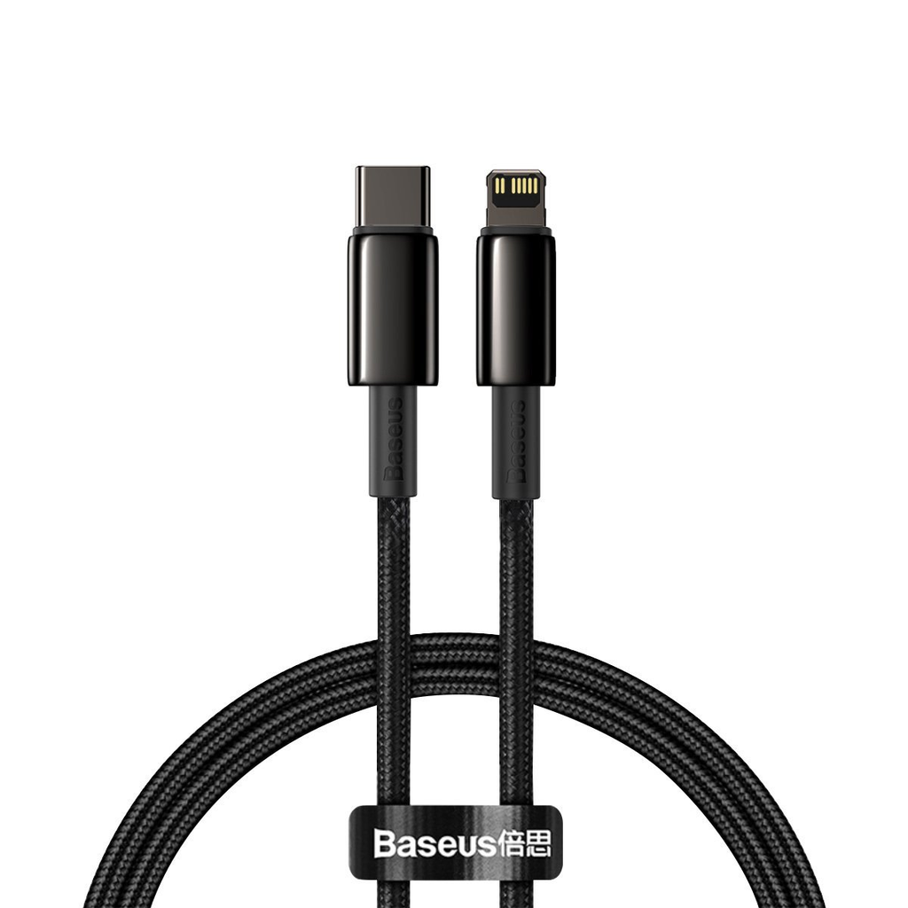 [CATLWJ-01] Baseus Tungsten Gold Type-C to iP PD 20W 1 Metre Fast Charging Data Cable