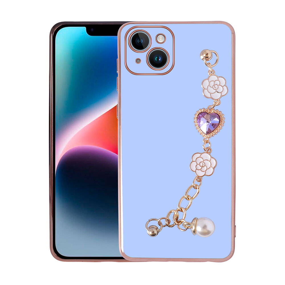 Apple iPhone 15 Uyumlu Kılıf El Tutamaçlı Kamera Korumalı Zore Taka Silikon Kapak