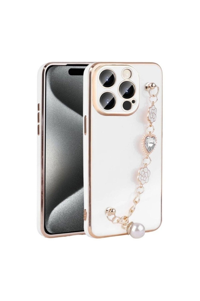 Apple iPhone 15 Pro Uyumlu Kılıf El Tutamaçlı Kamera Korumalı Zore Taka Silikon Kapak