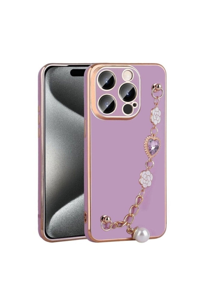 Apple iPhone 15 Pro Uyumlu Kılıf El Tutamaçlı Kamera Korumalı Zore Taka Silikon Kapak