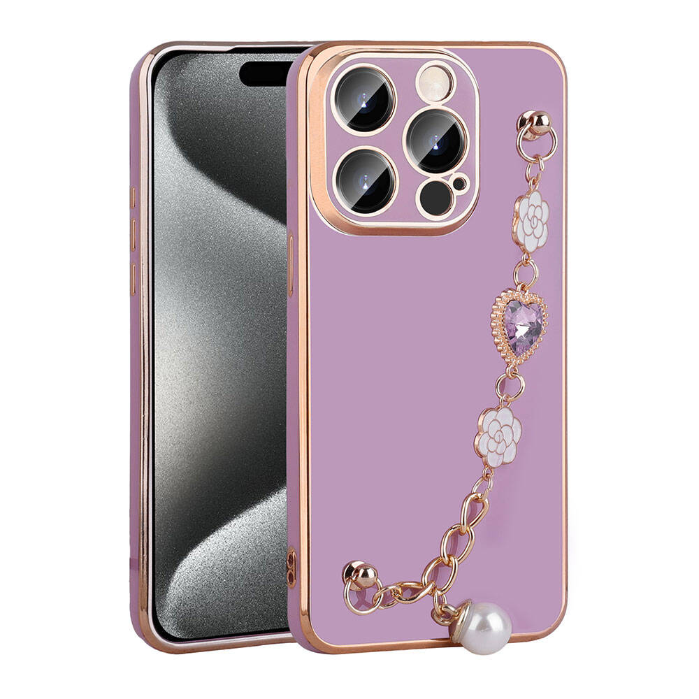 Apple iPhone 15 Pro Uyumlu Kılıf El Tutamaçlı Kamera Korumalı Zore Taka Silikon Kapak