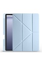 Samsung Galaxy Tab A9 Uyumlu Kılıf Zore Tri Folding Kalem Bölmeli Standlı Kılıf