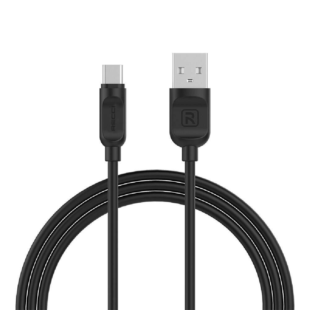 [ZTA98329] Recci RCT-P100 City of Sky Serisi Type-C to USB-A Data ve Şarj Kablosu 1M