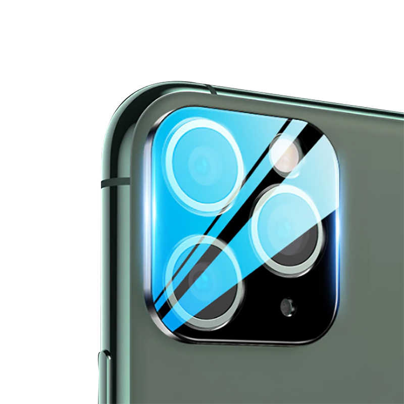 [RNZ-TA35068] Apple iPhone 11 Pro Uyumlu Benks Kamera Lens Koruyucu (Siyah)
