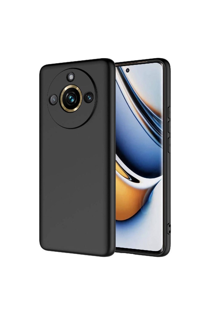 [RNZ-TA98341] Realme 11 Pro Plus Uyumlu Kılıf Zore Mara Lansman Kapak (Siyah)