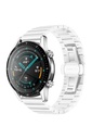 Samsung Gear S2 (20mm) Uyumlu Kordon Metal Seramik Şık KRD-16 Kayış