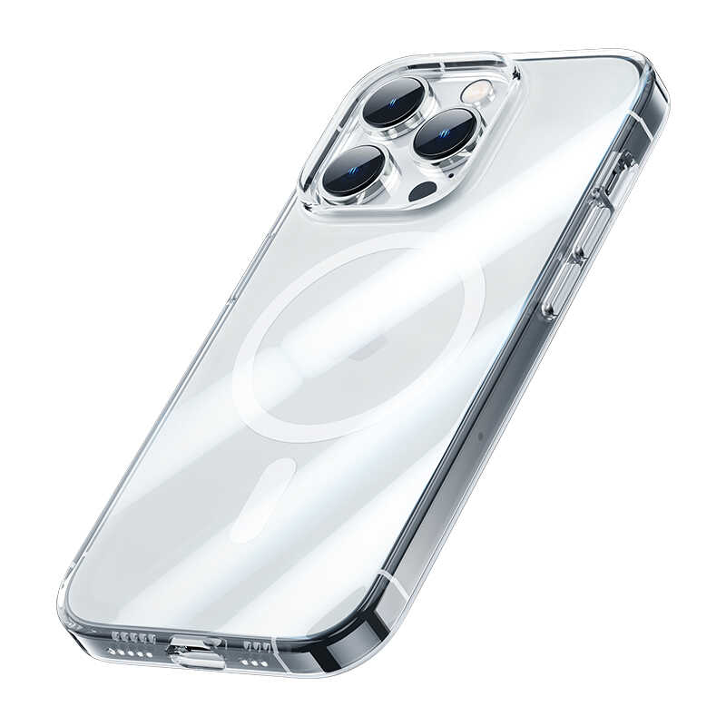 Apple iPhone 14 Pro Uyumlu Kılıf Benks ​​​​​​Crystal Series Clear Kapak Ekran Koruyucu Hediyeli