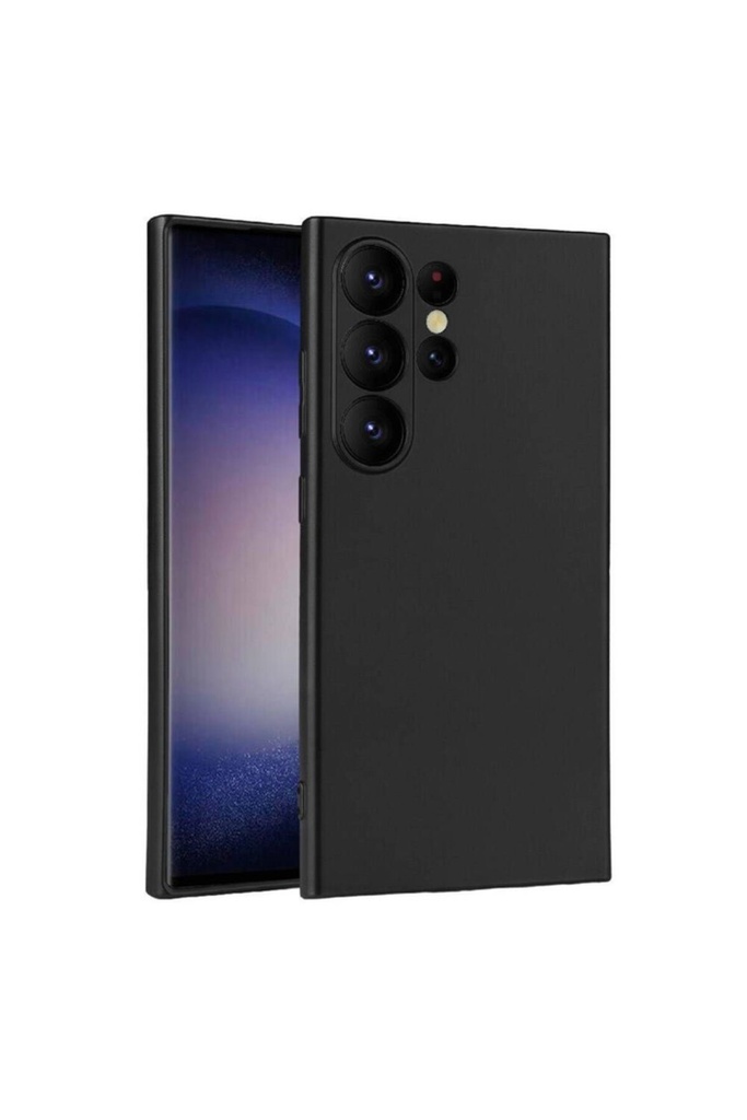 [RNZ-TA98612] Samsung Galaxy S24 Ultra Uyumlu Kılıf Zore Premier Silikon Kapak (Siyah)