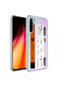 Xiaomi Redmi Note 8 Uyumlu Kılıf Airbag Kenarlı Renkli Desenli Silikon Zore Elegans Kapak