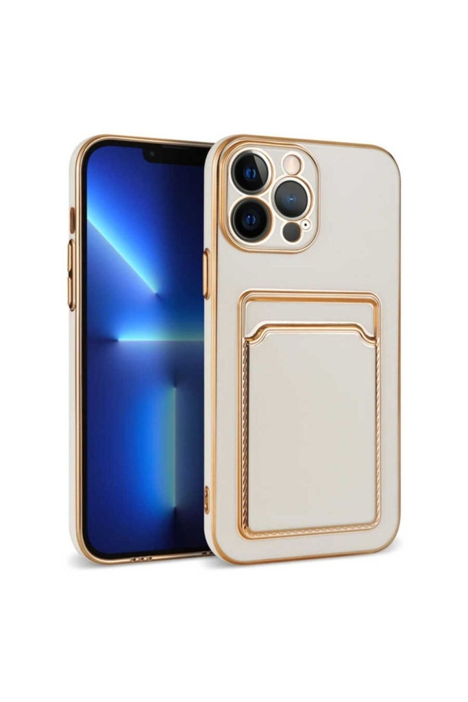 Apple iPhone 13 Pro Uyumlu Kılıf Zore Bark Kartlıklı Kapak