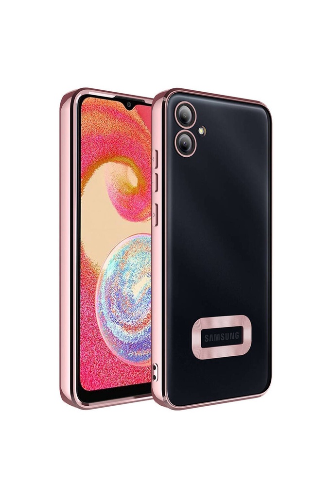 Samsung Galaxy A05 Uyumlu Kılıf Kamera Korumalı Logo Gösteren Zore Omega Kapak