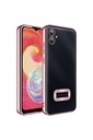 Samsung Galaxy A05 Uyumlu Kılıf Kamera Korumalı Logo Gösteren Zore Omega Kapak